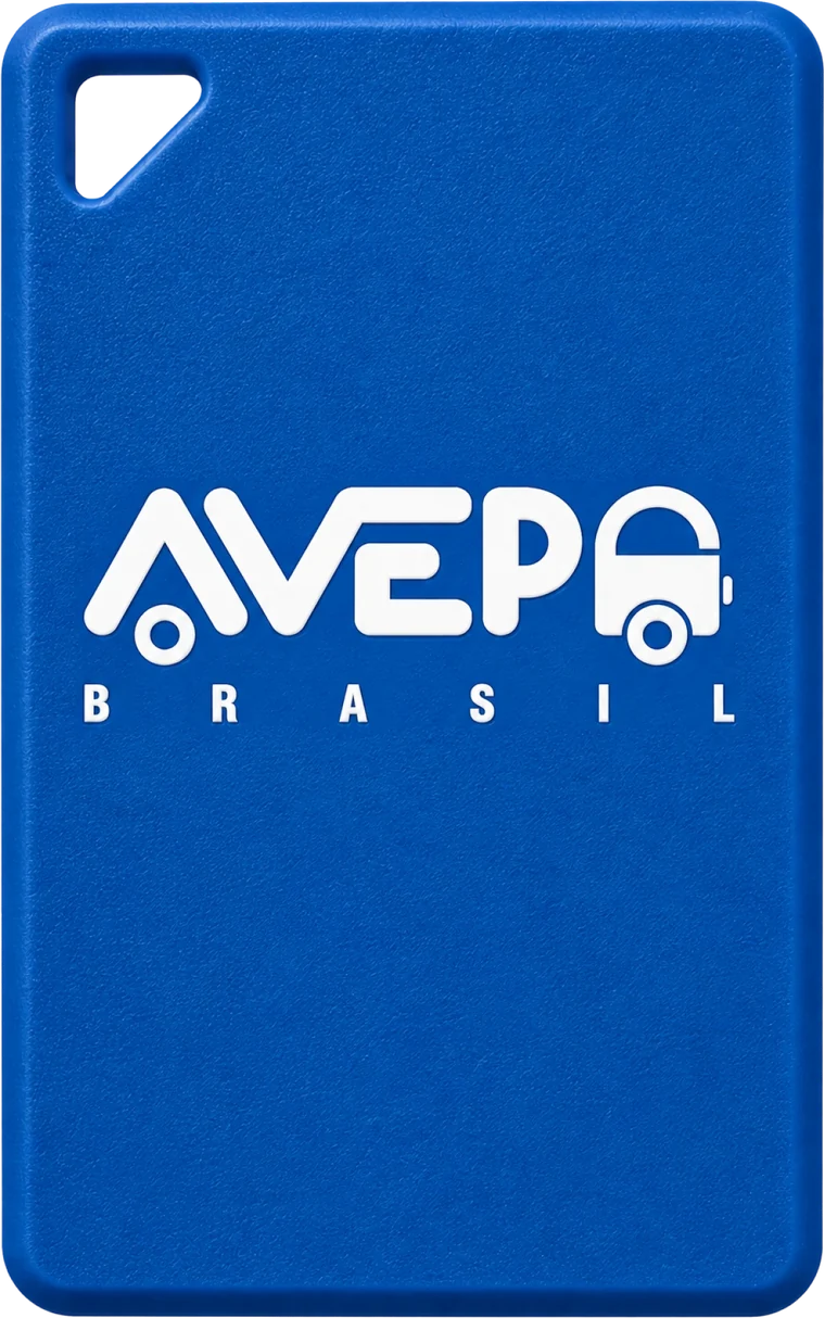 Tag SGo com a marca da AVEP Brasil